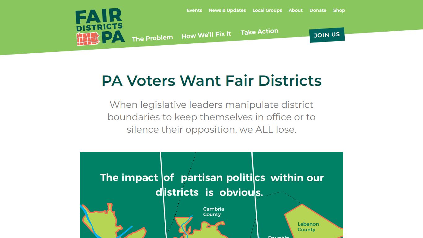 Join the Movement for Redistricting Reform | Fair Districts PA